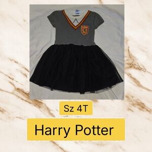 Harry Potter Kids Casual Dress - Gray and Black Size 4T